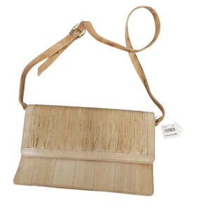Cuadra Brown Eelskin Leather Purse